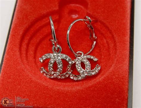 fake chanel earrings amazon|cheap knock off chanel jewelry.